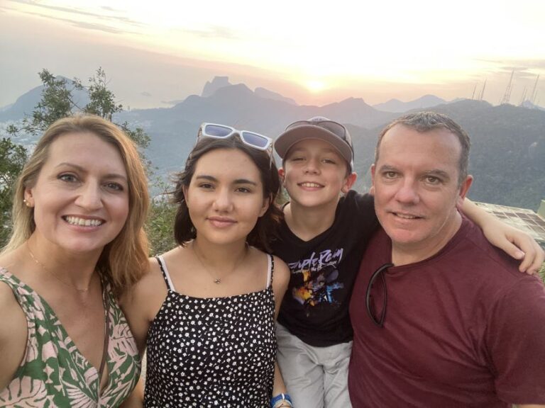 The McMahon family enjoys a trip to Rio de Janeiro in 2023.
