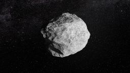 Artist's impression of an asteroid. This image is not intended to reflect the characteristics of any specific known asteroid.