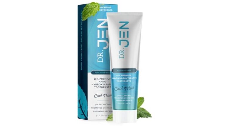 Dr. Jen Fluoride-Free Toothpaste With 10% Premium Nano-hydroxyapatite