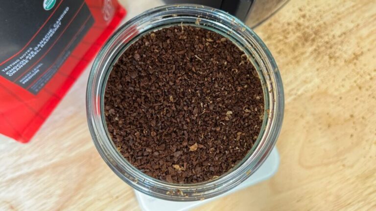 Ground cold brew coffee beans