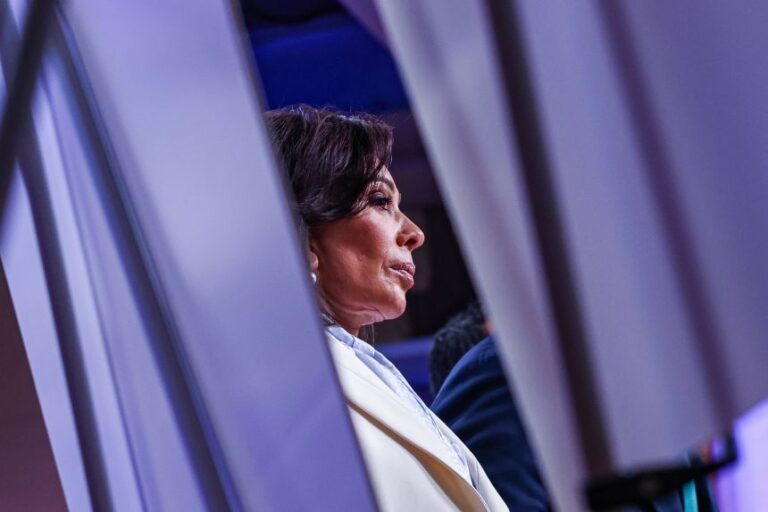 US Attorney for the District of Columbia Jeanine Pirro, during a news conference at the Department of Justice in Washington, DC, on April 27.