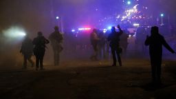 Federal agents faced protesters in the streets of Minneapolis, Minnesota, after federal law enforcement agents were involved in a shooting incident in January 14, 2026.