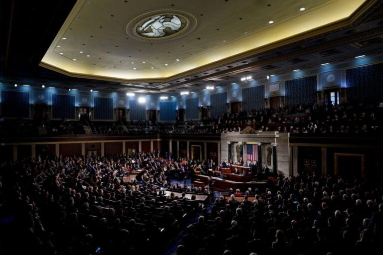 A joint session of Congress is held to count the Electoral College votes of the 2024 presidential election, in the House Chamber of the US Capitol on January 6, 2025.