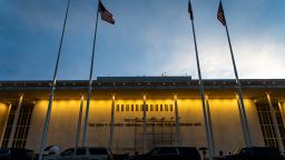The Kennedy Center in the evening of June 12, 2026, in Washington, DC.