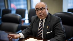 US Attorney Andrew Boutros speaks at the Dirksen US Courthouse, in Chicago, on April 3.