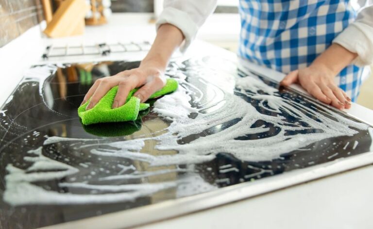 A good scrub with soap and a thorough rinse with water is often enough.