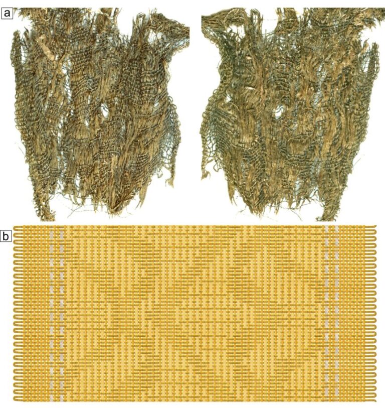 Scientists studied threads found in the grave that might have once been a trim on a hat or bonnet.