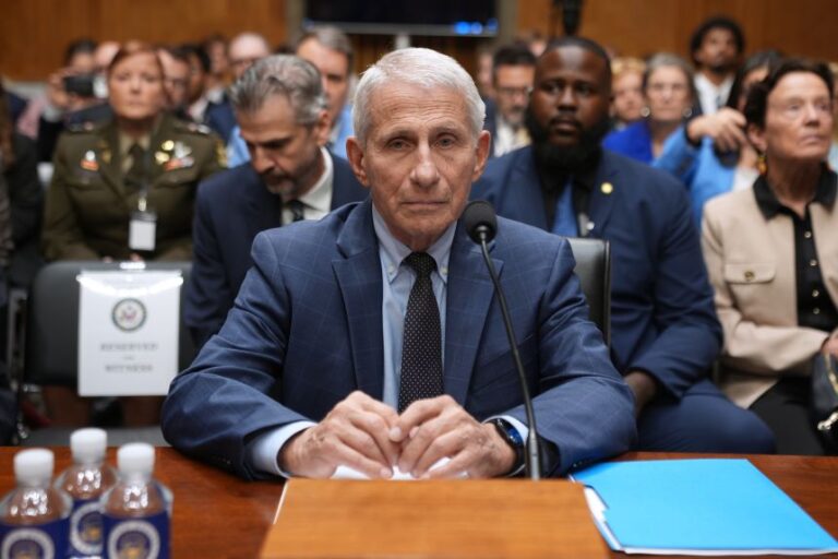 Dr. Anthony Fauci appears before the Senate Homeland Security and Governmental Affairs Committee on July 29, 2026.