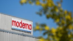The Moderna Inc. facility in Laval, Quebec, Canada, on September 19, 2025.