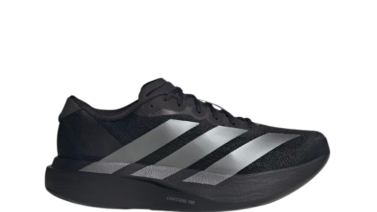 Adidas Adizero SL Men's shoes in black and silver.