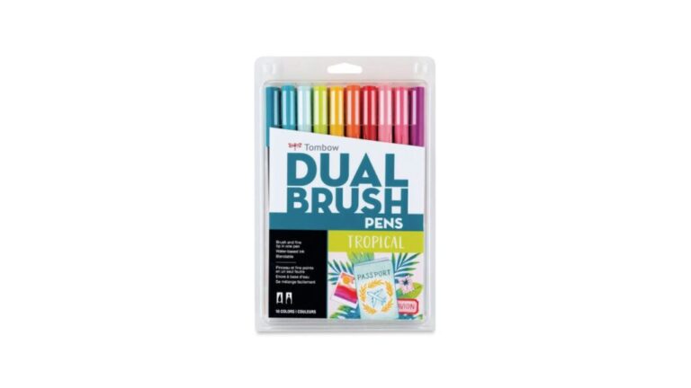 Tombow Dual Brush Pens Tropical Palette, Set of 10.jpg