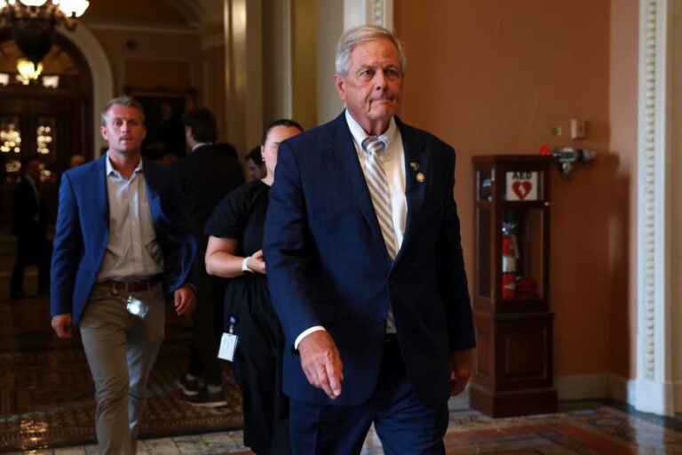 U.S. Rep. Ralph Norman (R-SC) arrives to the swearing in for Darline Graham as US senator at the US Capitol on July 14, 2026 in Washington, DC.