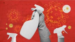 Common disinfectants may contain chemicals of concern.