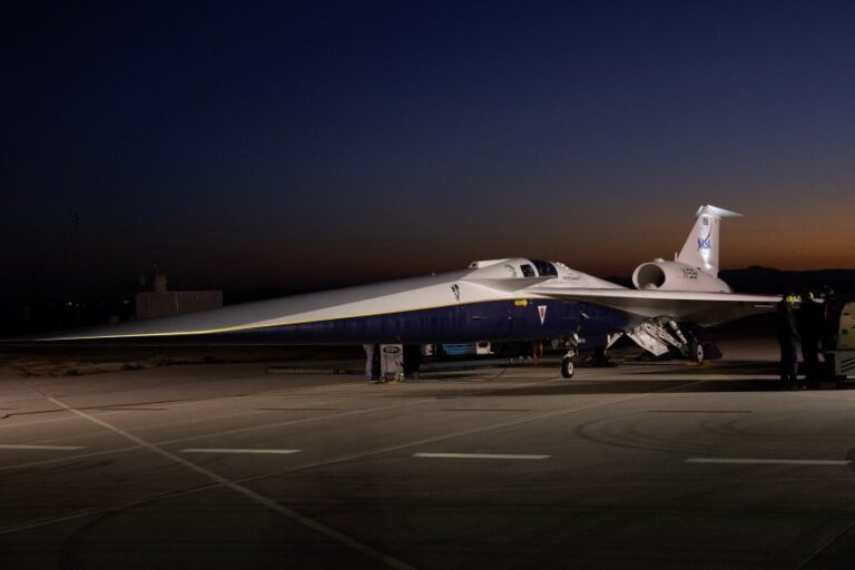 NASA aimed to make the experimental X-59 aircraft into a “low-boom” shape that prevents the formation of a highly dense, concentrated shock wave.