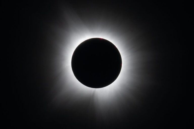 A total solar eclipse is visible over Dallas in April 2024.