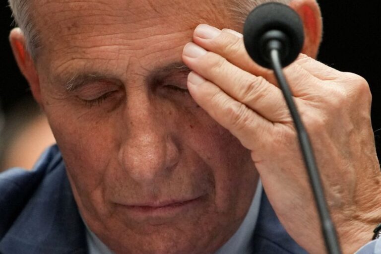 Fauci attends a US Senate Homeland Security and Governmental Affairs Committee on Capitol Hill in Washington, DC in July.