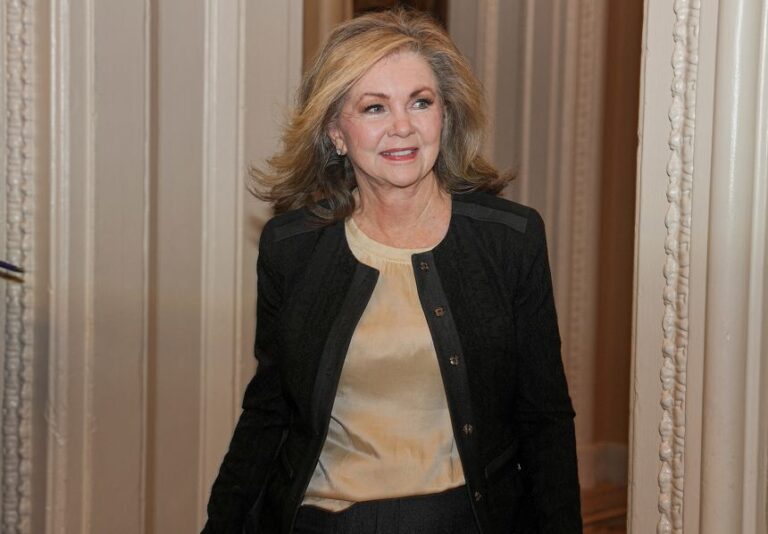 Sen. Marsha Blackburn on Capitol Hill, on June 28, 2025.