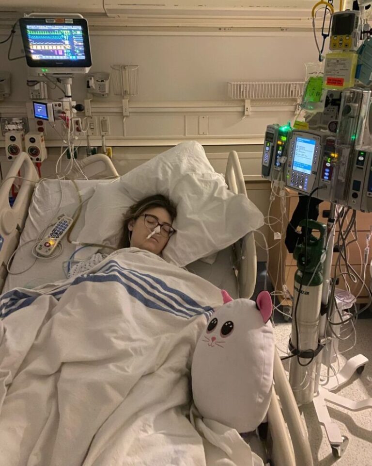 At age 23, Olivia's intestines were reduced in both volume and length.