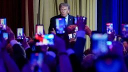 President Donald Trump attends the Faith & Freedom Coalition's Road to Majority Conference in Washington, DC, on Friday, June 26. R