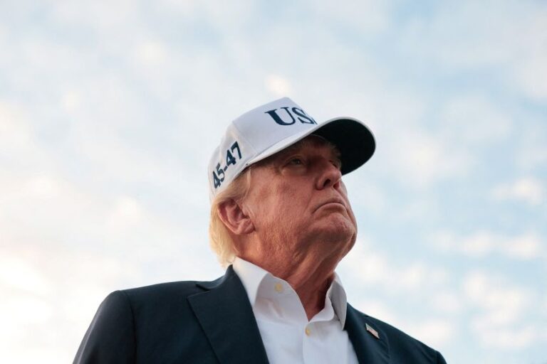 President Donald Trump looks on at Shannon Airport in Ireland on September 13, 2026.