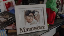 A photo of Tierra Walker and her son, JJ, sits on a desk in her bedroom at her home in San Antonio. Walker died after doctors told her she didn’t need an abortion during her high-risk pregnancy.