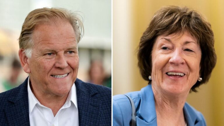 Mike Rogers, left, and Sen. Susan Collins