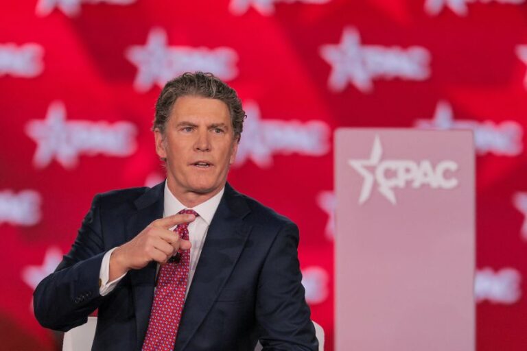 Bo French, candidate for the Texas Railroad Commission, attends the Conservative Political Action Conference (CPAC) USA 2026 at the Gaylord Texan Resort and Convention Center, in Grapevine, Texas, U.S., on March 27.