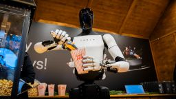 Billionaire Elon Musk's U.S. technology company Tesla today unveiled its humanoid robot