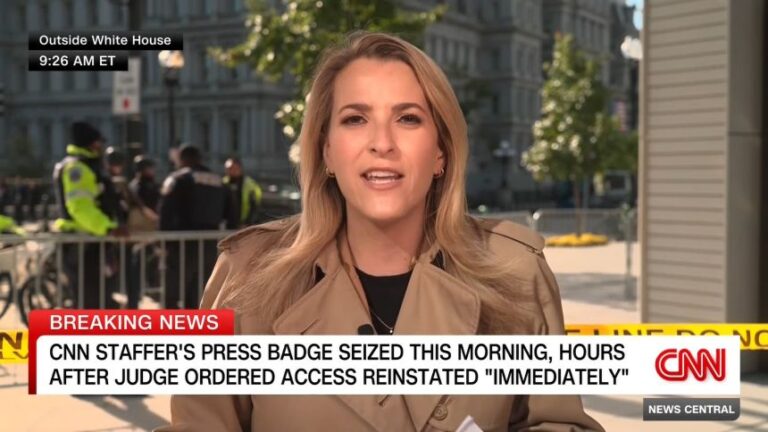<p>CNN reporter Betsy Klein and a photojournalist were denied access to the White House grounds after multiple attempts. There was no reason provided for the refusal and CNN will continue to try to gain access.</p>