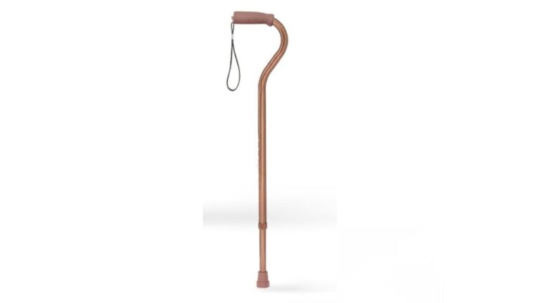 Medline Aluminum Offset Walking Cane