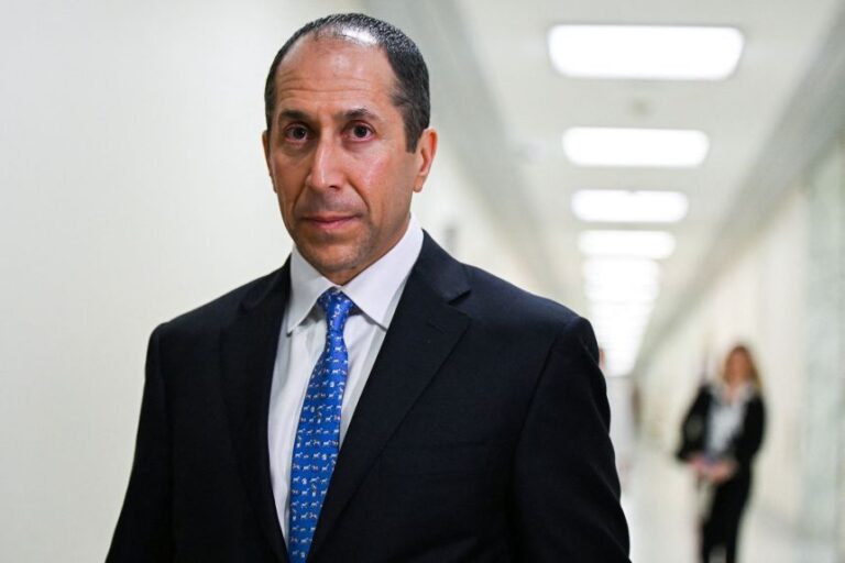 Richard Kahn, former accountant to the late sex offender Jeffrey Epstein and co-executor of the Epstein estate, arrives for a House Oversight and Government Reform Committee deposition on Capitol Hill in Washington, DC, on March 11, 2026.