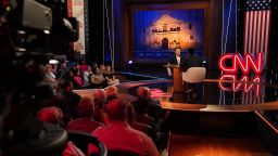 … during a CNN and Jubilee Town Hall with James Talarico, in Fort Worth, Texas, on Wednesday, October 14, 2026. Talarico is the Democratic nominee for US Senate in Texas, competing with Republican Ken Paxton in the highly-watched midterms race.