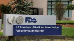 Signage is seen outside of the Food and Drug Administration headquarters in White Oak, Maryland, U.S., August 29, 2020.
