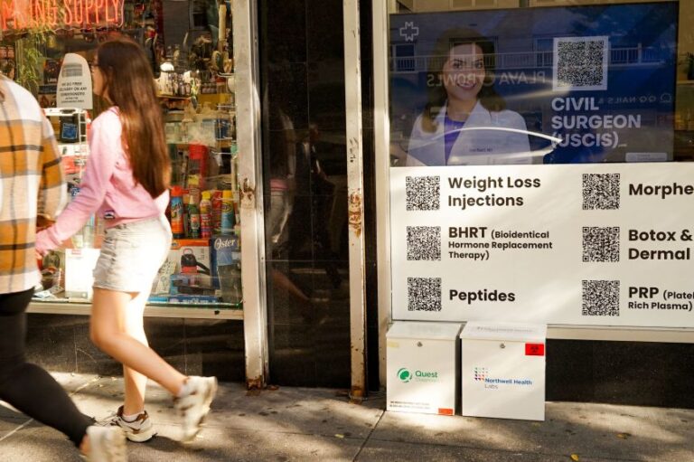 Experimental peptides are often sold at longevity, wellness, and “performance medicine” clinics — even though they haven’t proved safe and effective in clinical trials.