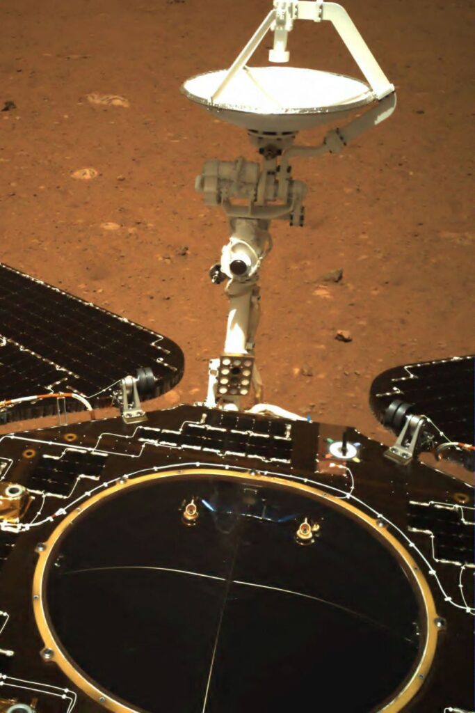 China's Zhurong rover landed on Mars on May 15, 2021.