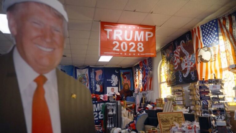 Trump Town USA is packed with all things Trump, but now there is also Dolly Parton memorabilia and items celebrating the US's 250th anniversary.