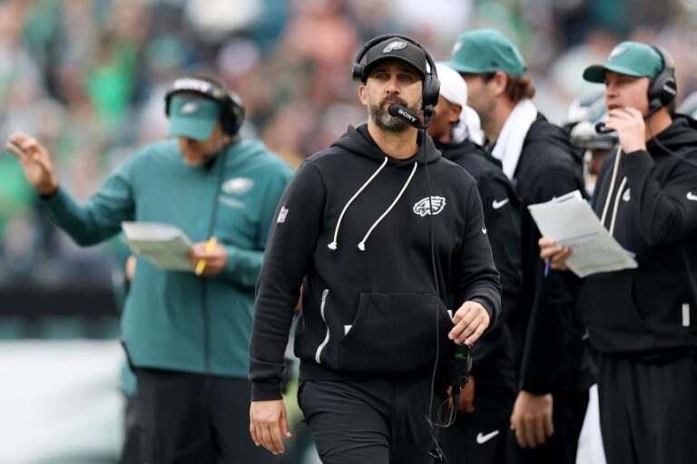 Head coach Nick Sirianni didn't say much about Hurts' condition at Monday's news conference.